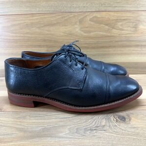 Allen Edmonds Oxford Dress Shoes Mens 9.5 E Black Business Money Cap Toe Dainite
